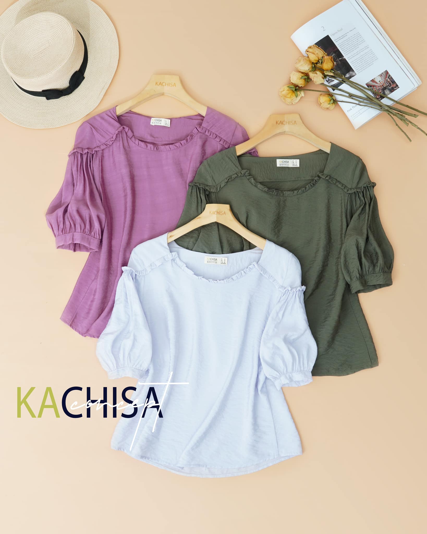 Áo Tơ Cotton Phối Tay Bèo Mềm Mại, Nhẹ mát, thích hợp cho mùa Hè