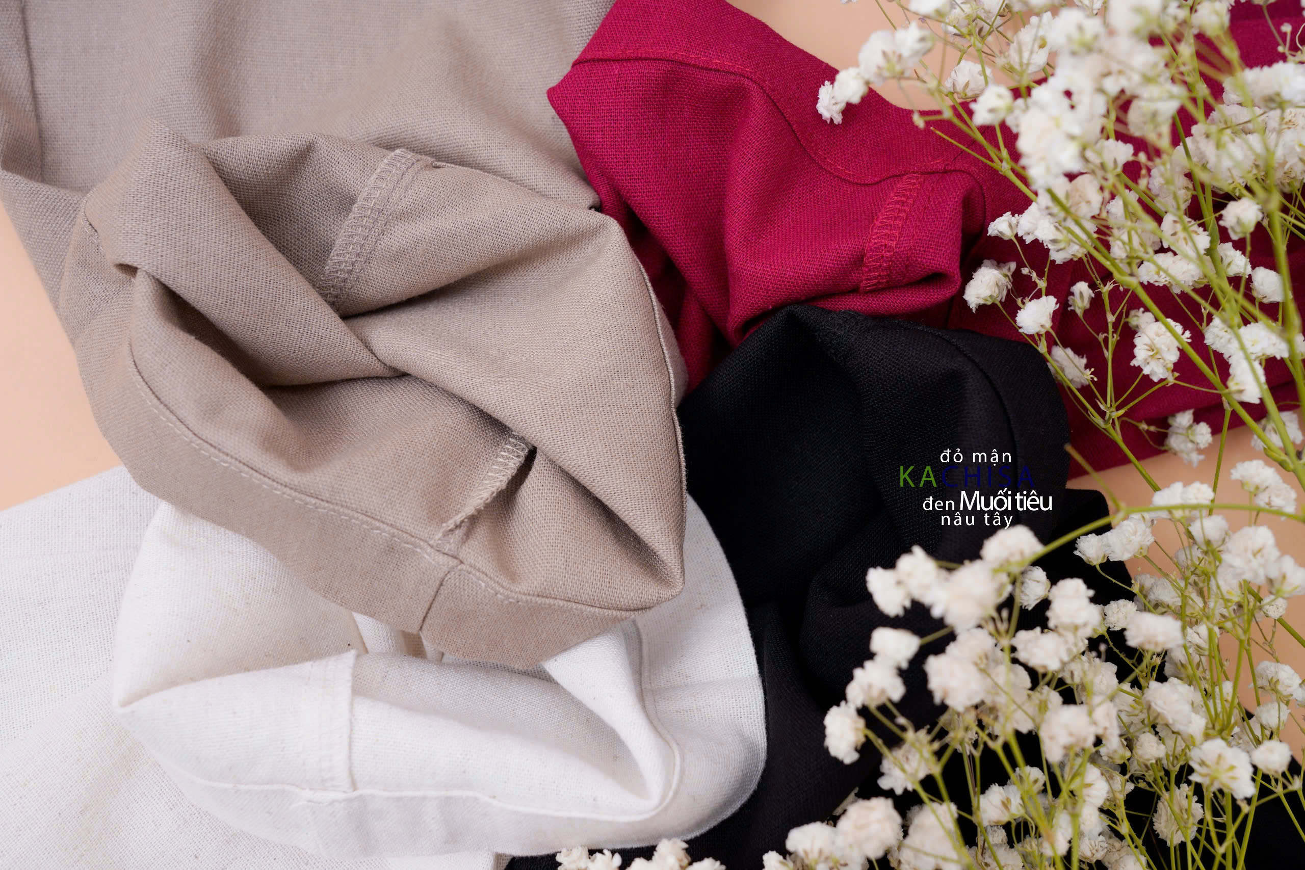 Quần ống Suông Linen Thở phối Lưng Thun, chất Linen Bột có đường xếp ly cách điệu - 4màu - Hình ảnh 8