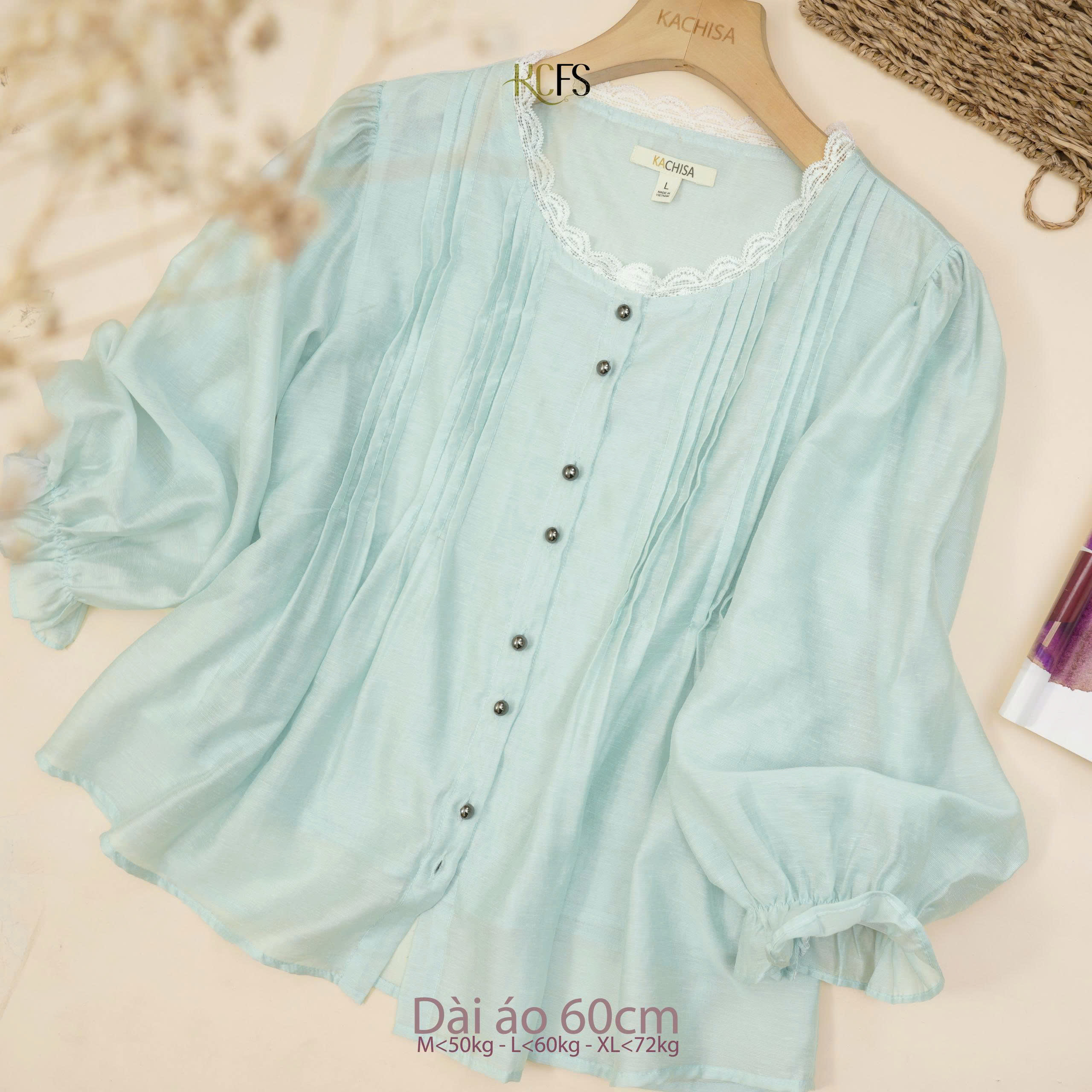 Áo Tơ Cotton tay lửng 2 Lớp phối ren - Dáng dài 60cm - Mềm mại, tay lửng bo chun mềm - Hình ảnh 9